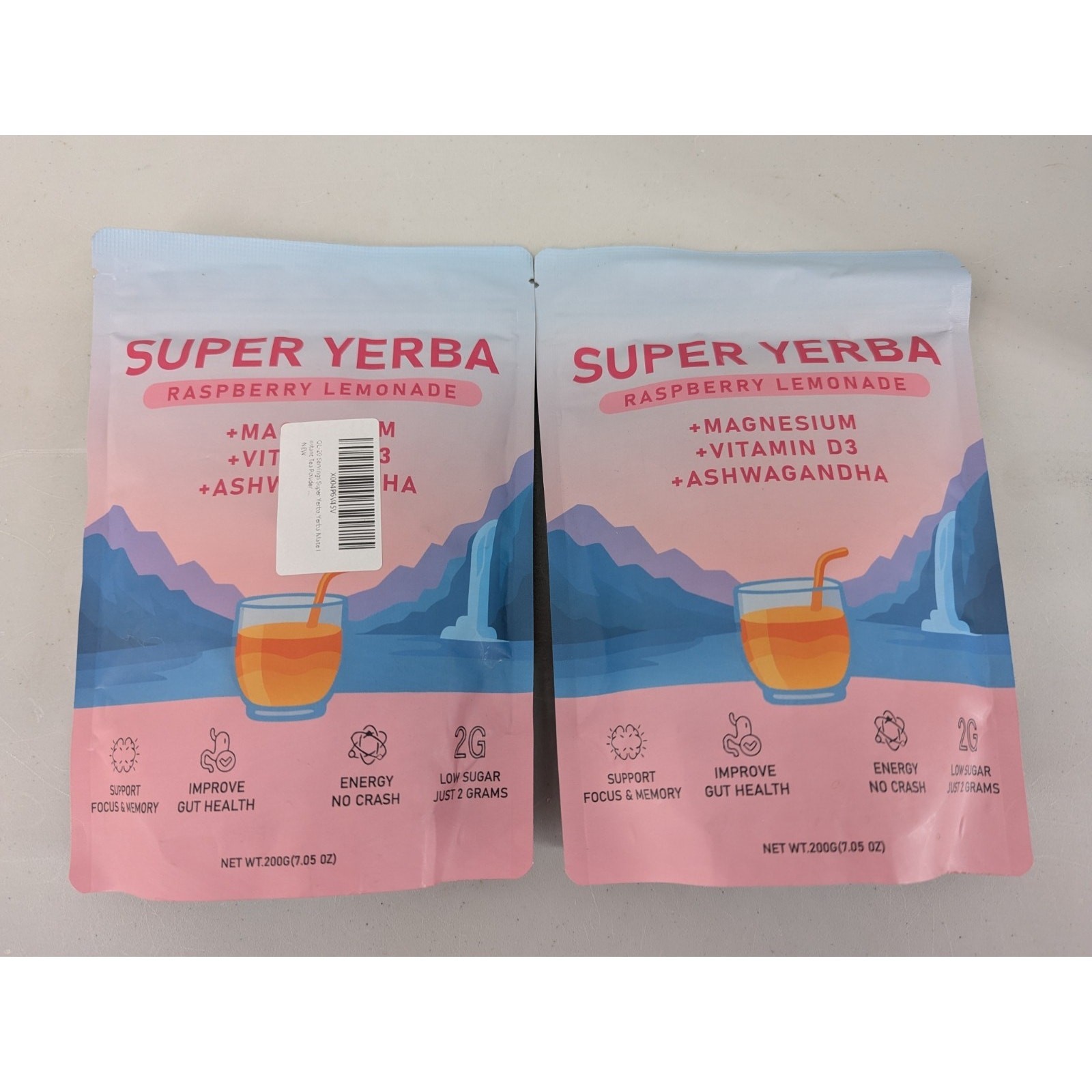 Zooone Super Yerba Instant Powder Raspberry Lemonade 20 Servings Each Exp 5/27