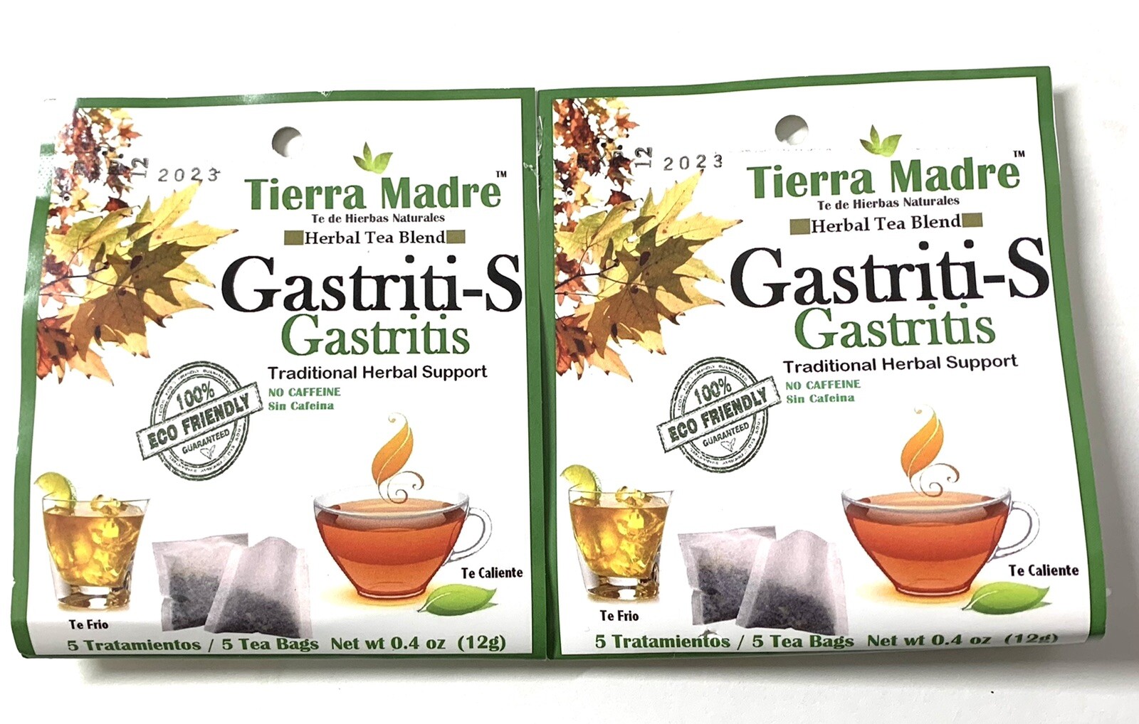 Tierra Madre, mezcla de té de hierbas natural /gluten Free /100% natural(2 pack)
