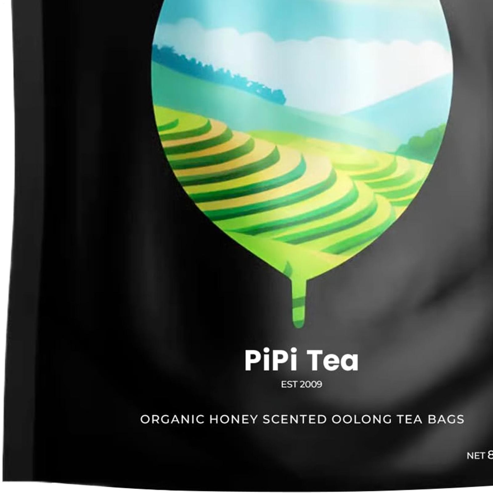 PiPi Tea Organic Oolong Tea Bags 20 Bags Cortisol & Calming Tea For Anxiety Tea