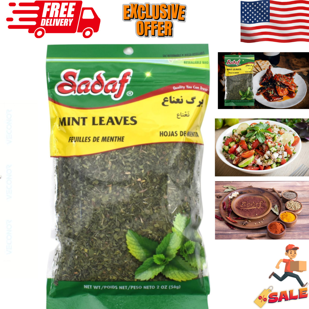 Mint Leaves Cut – Dried mint leaves cut and sifted – Kosher and Halal – No st…