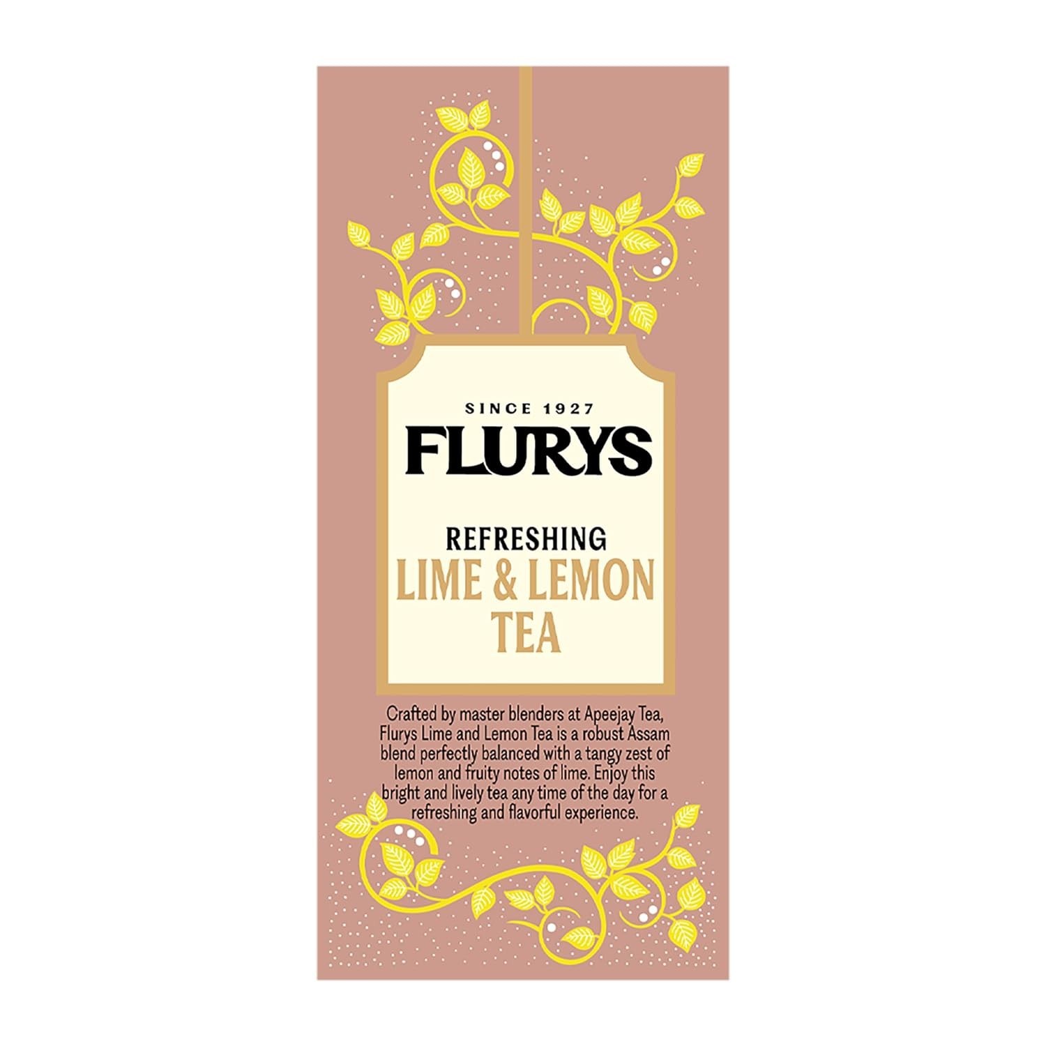 Ty-phoo Flurys Refreshing Lime & Lemon Flavoured Tea – 25 Tea Bags | 45g
