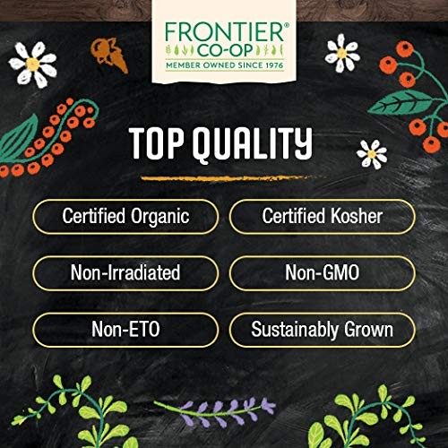 Frontier Co Op Organic Red Raspberry Leaf Tea Caffeine Free 148 Ounce Reseala…