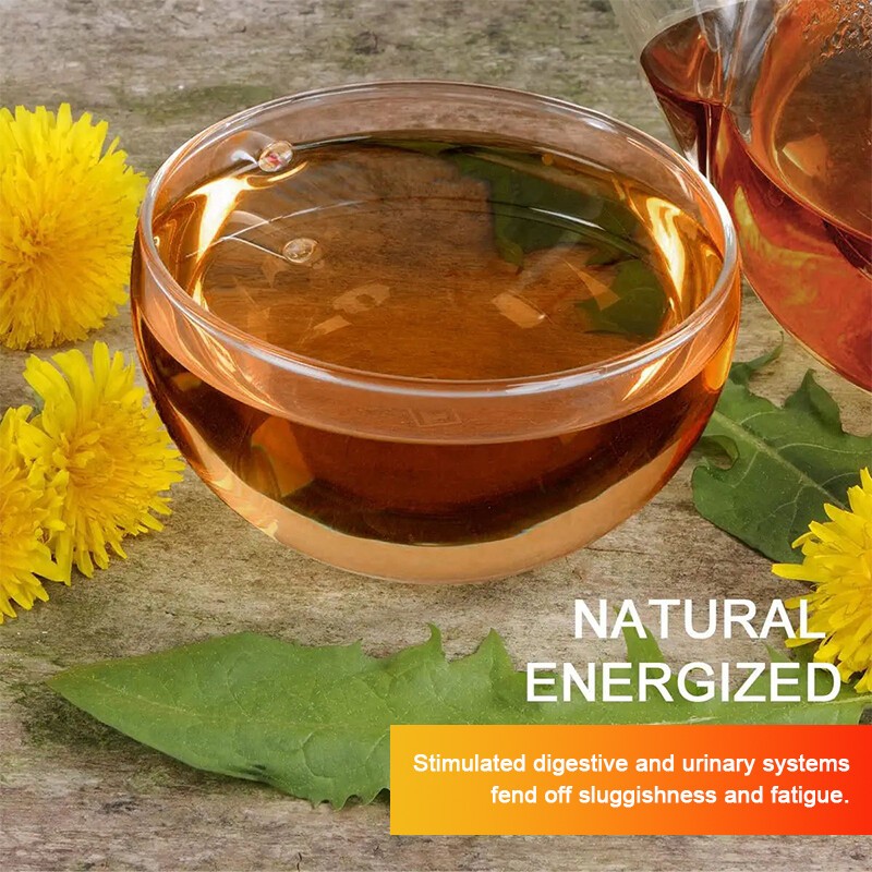 56+28 Bags Dandelion Tea Leaf & Root Herbal Tea Bags for Liver & Kidney