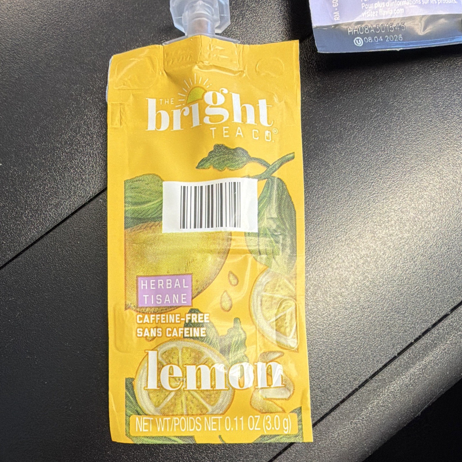 The Bright Tea Co. Lemon Herbal Tisane, Caffeine Free, MPN 48022, 3.0 g