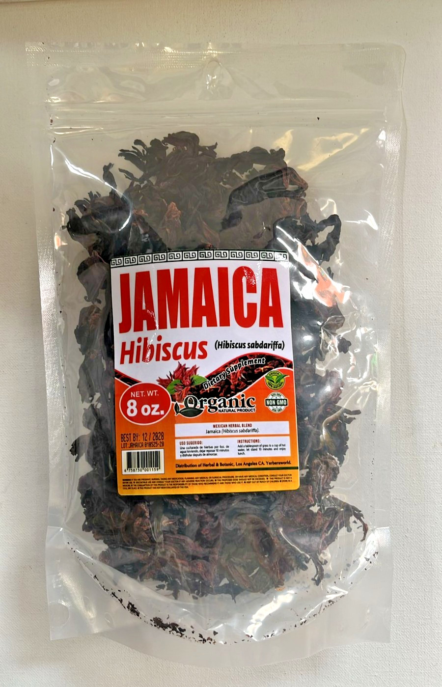 Jamaica / Hibiscus 4oz – Organic Mexican Herbal Tea/ Té Natural de Hierbas