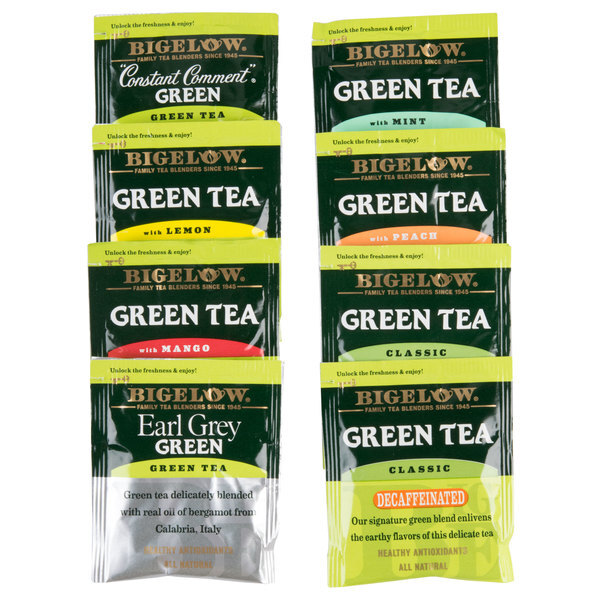 Bigelow Tea Bag Variety Tray Packs – 64/Box (select type)