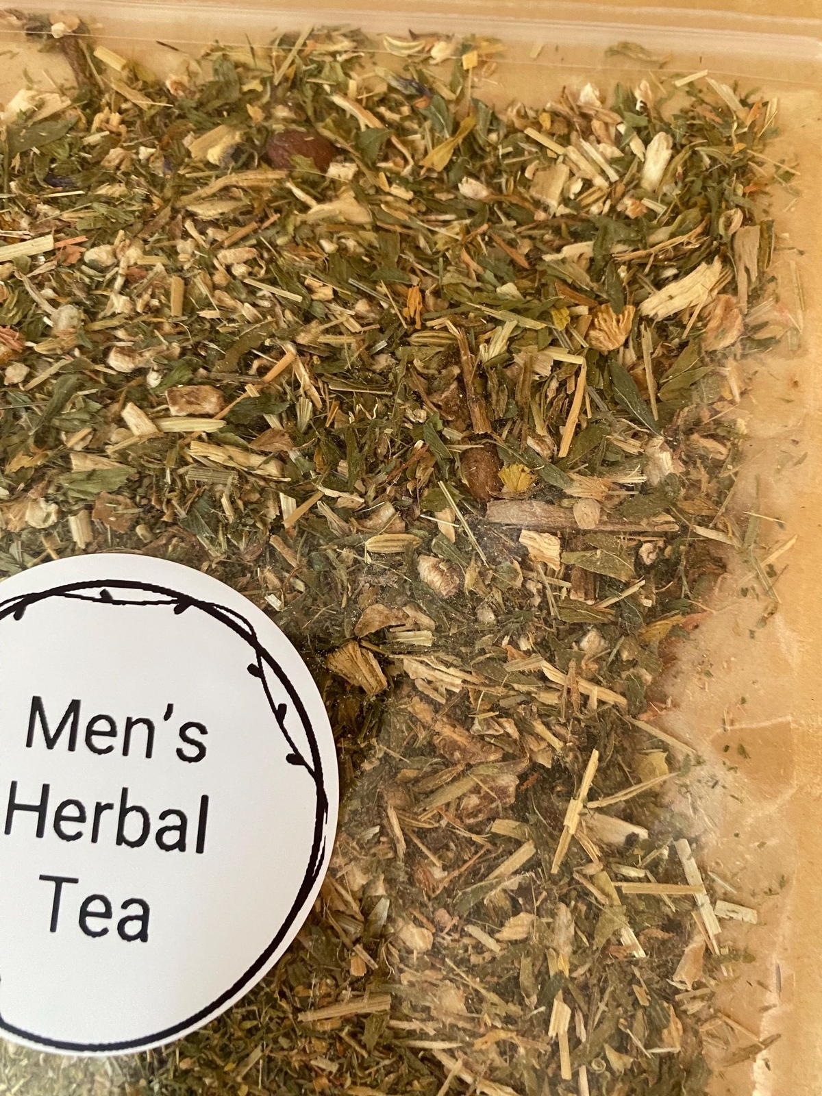 His Herbal Tea Infusion for Men, Earthy Loose Leaf Herbs for Prostate Support
