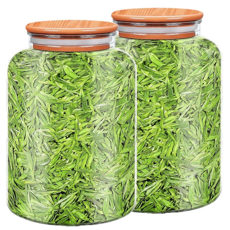 500g Authentic Hangzhou Longjing Tea Strong Aroma Premium Green Tea Canned Tea