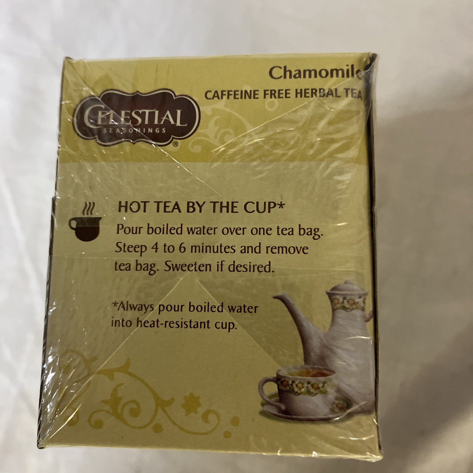 Lot of 2 Celestial Seasonings Chamomile Herbal 20 Tea Bags Each BB 3/23/25 FS!