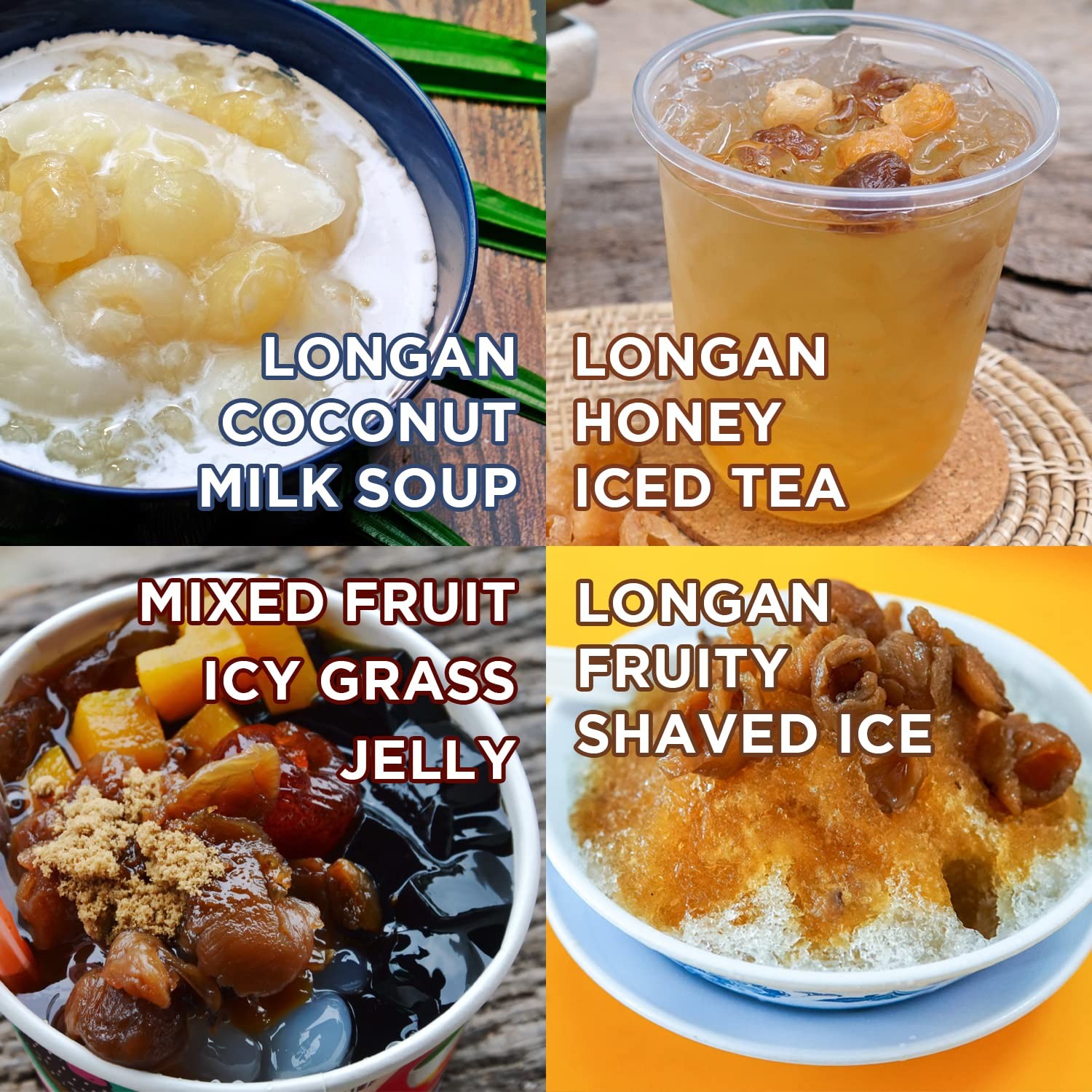 NESTLADY Natural Dried Longan ,100% fruit Meat ,桂圆,No Sugars , Used in teas, …