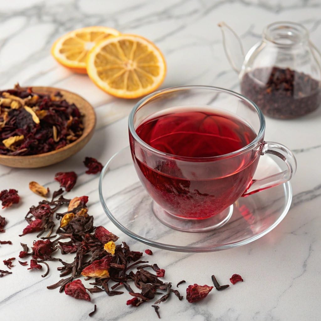 FRESHDRINKUS 140 Count 100% Natural Pure Hibiscus Flowers Herbal Tea Bags