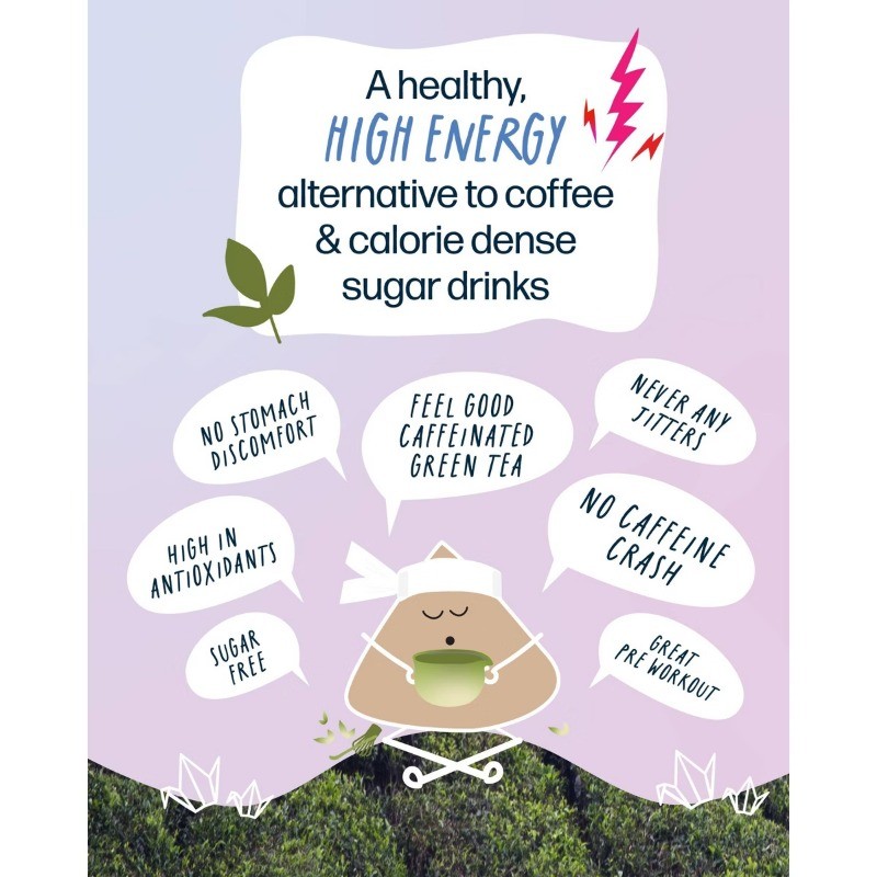 Organic High Caffeine Tea Bags – 20ct