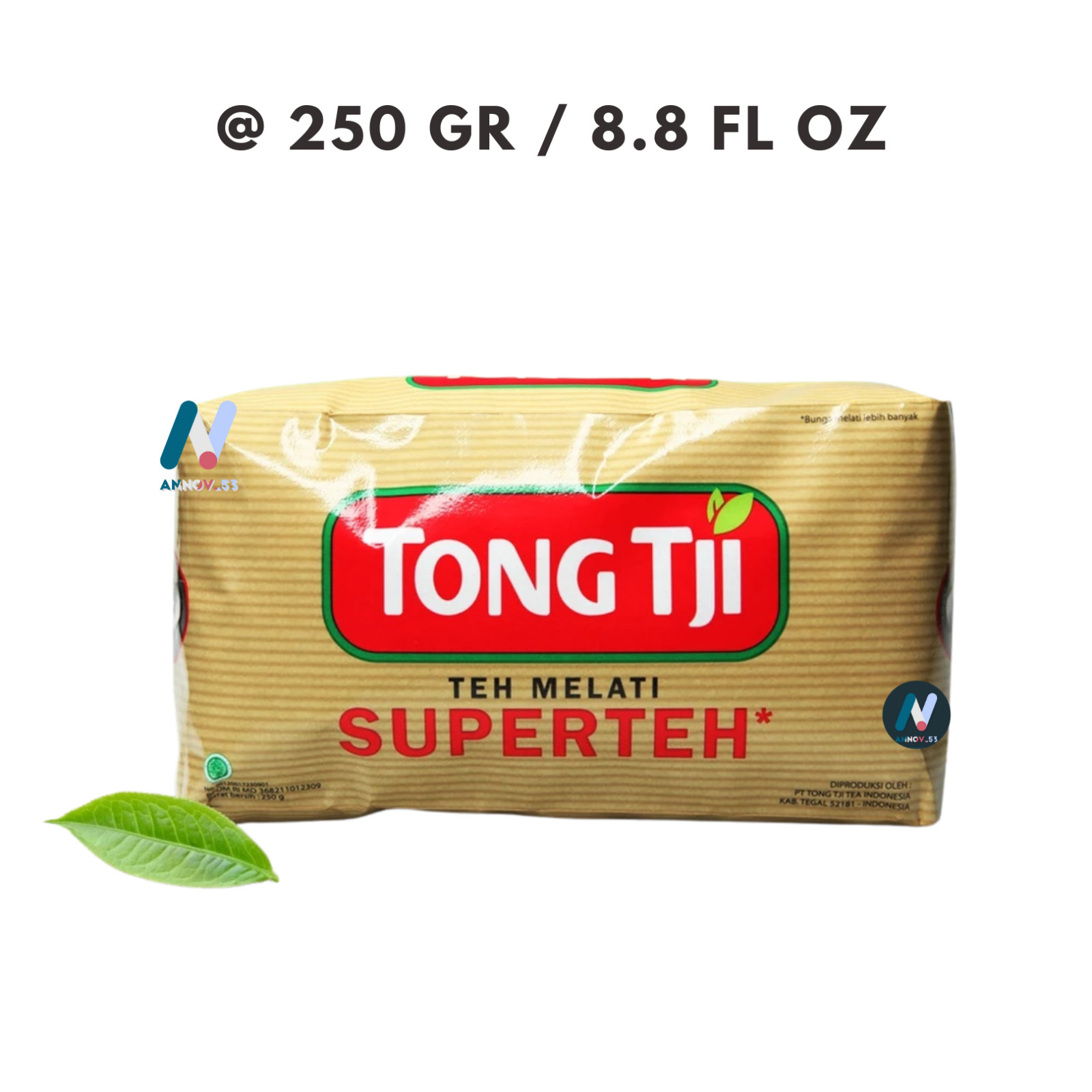 TONG TJI Original Premium Jasmine Tea Indonesian Fragrance Legendary 2X 250g