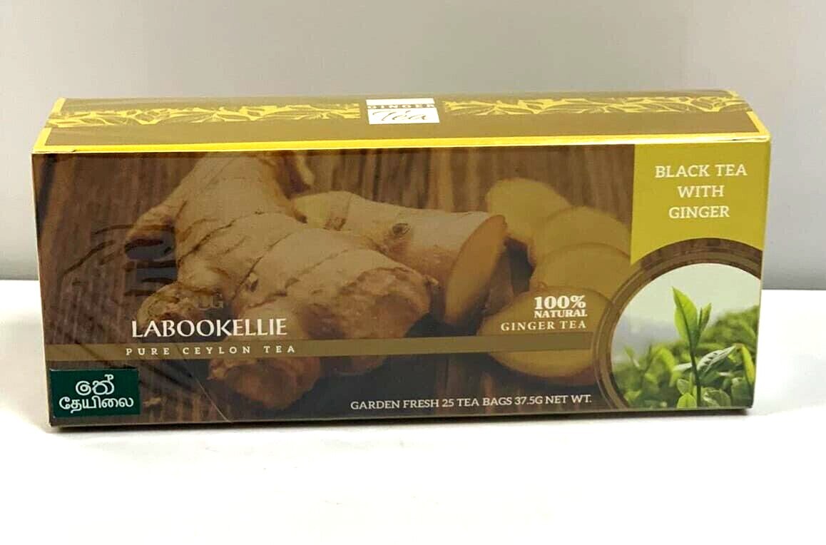 Ceylon Organic Black Tea Damro Labookellie 25 Bags 100% Natural Flavored Tea