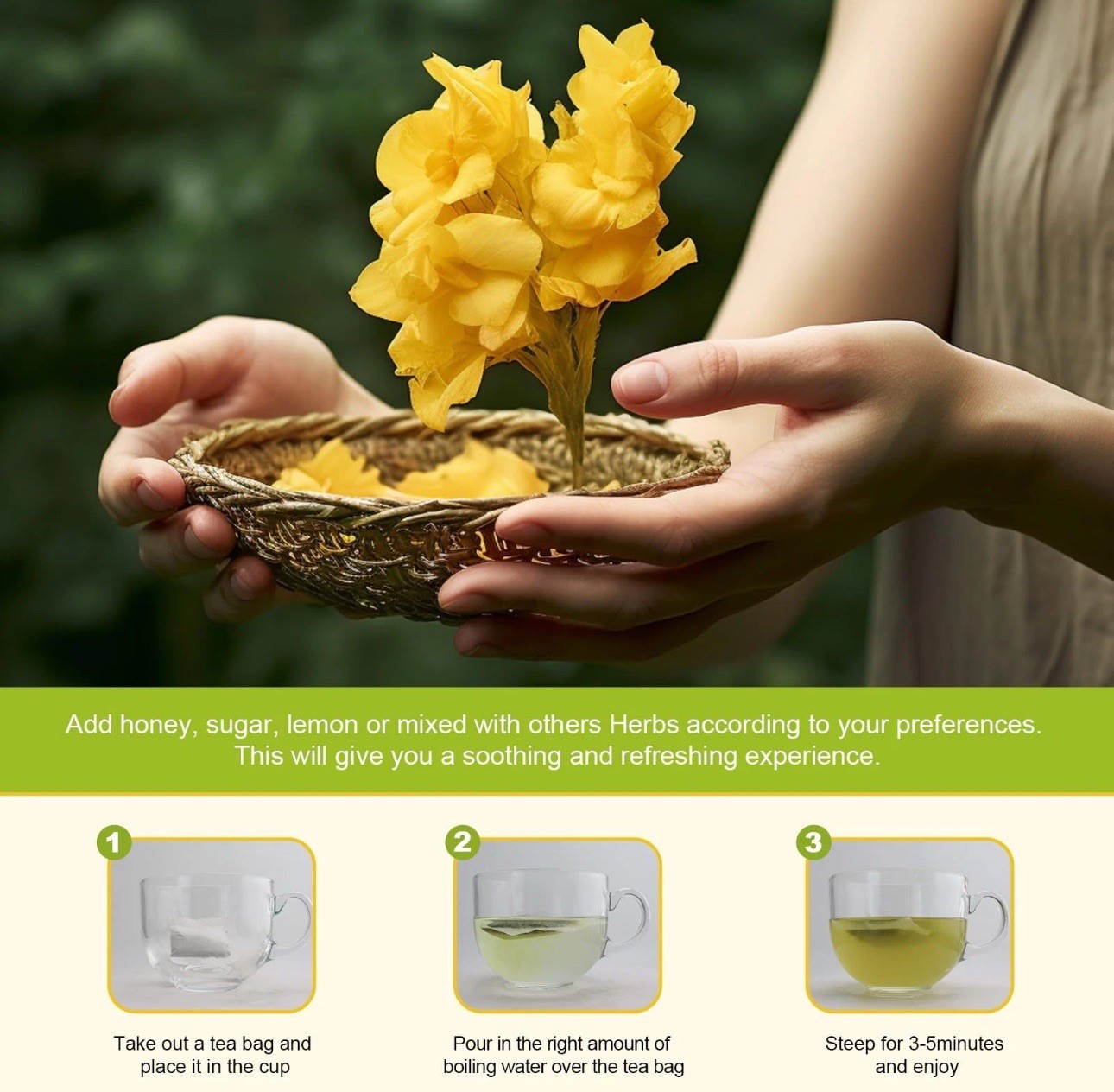 Mullein Leaf Tea Bags for Lung Cleanse, Respiratory Support and Mucus Allergies