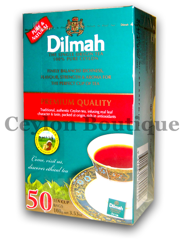 Dilmah Premium Quality Ceylon Tea 50 Bags