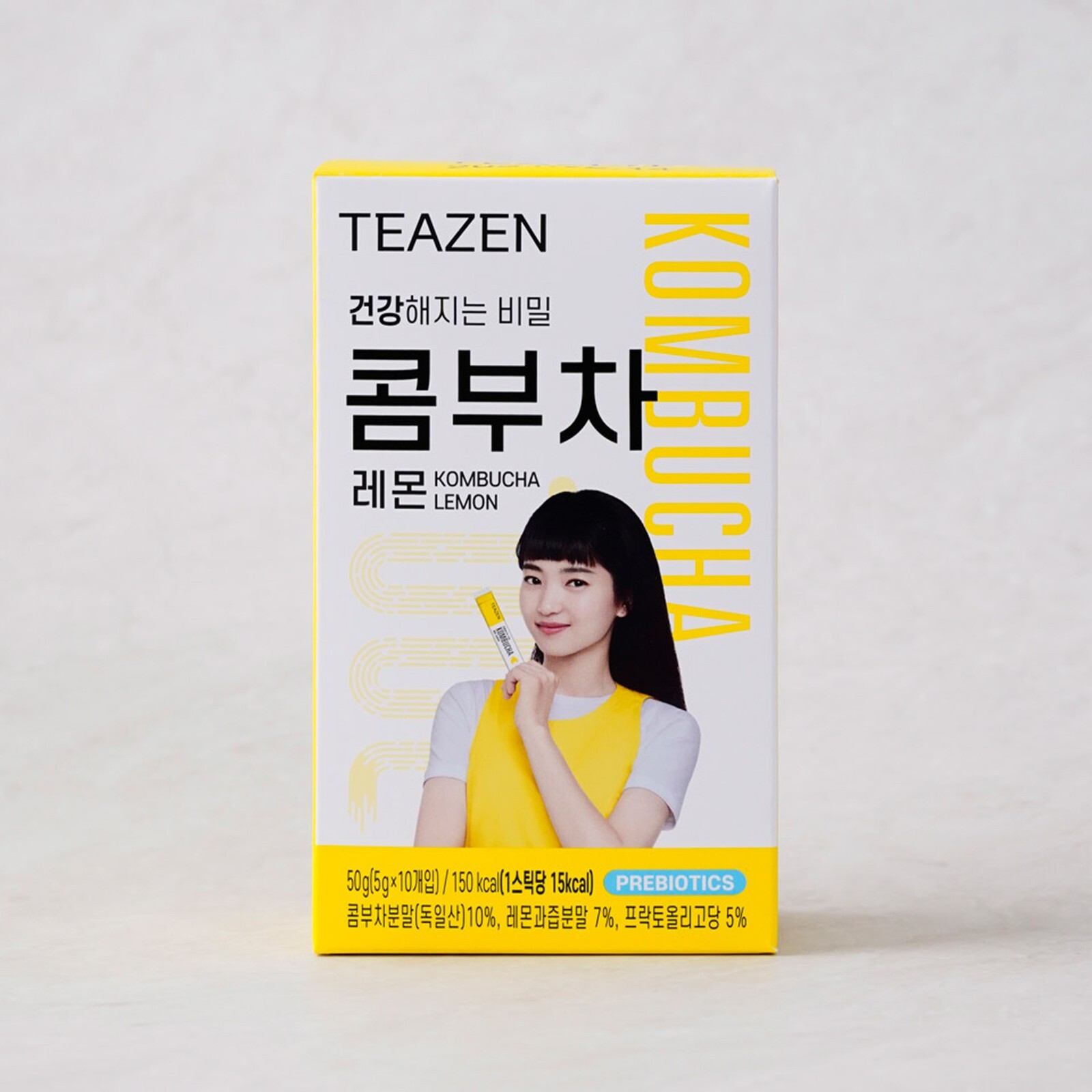 Korean Instant Tea TEAZEN KOMBUCHA LEMON 5g X 10sticks Health Diet