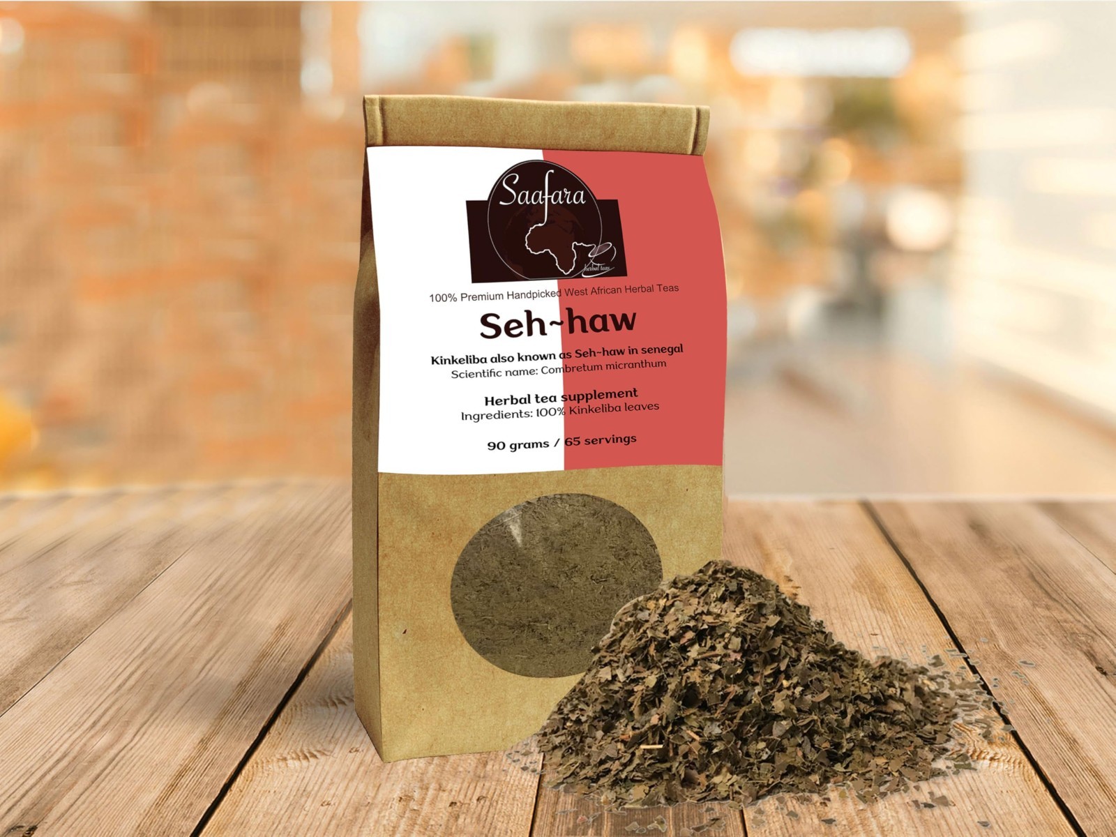 Kinkeliba Tea – 180g (2 Packs of 90g) Herbal Detox Drink, Natural Wellness Tea