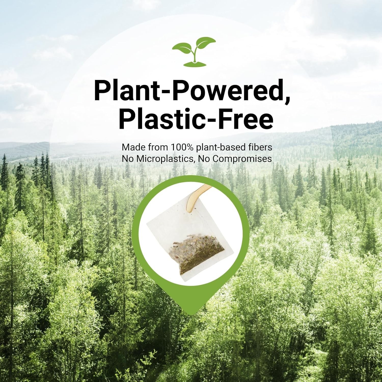 Organic Mullein Leaf Tea – 60 Bags for Lung Health & Relaxation, Plastic-Free