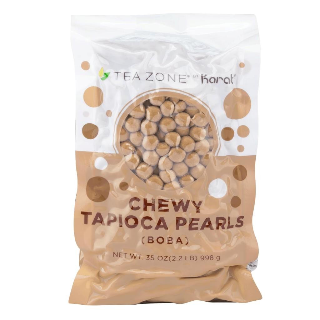 Tea Zone Chewy Black Boba Tapioca Pearls Boba Bubble Tea 2.2 Lbs. New Size!
