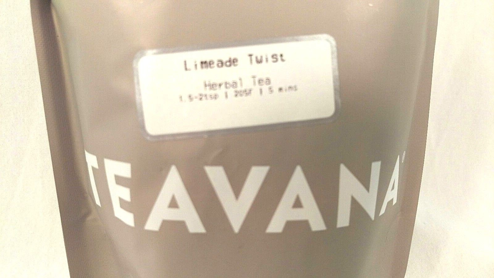 TEAVANA LIMEAID TWIST Loose Leaf Herbal Tea Fresh Pack Refreshment Cocktail