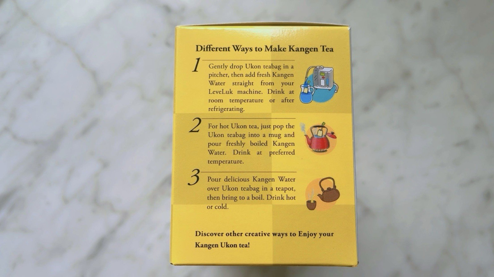 Kangen Ukon (Turmeric) Tea 60 Bags 100% Organic by Enagic  Sealed New