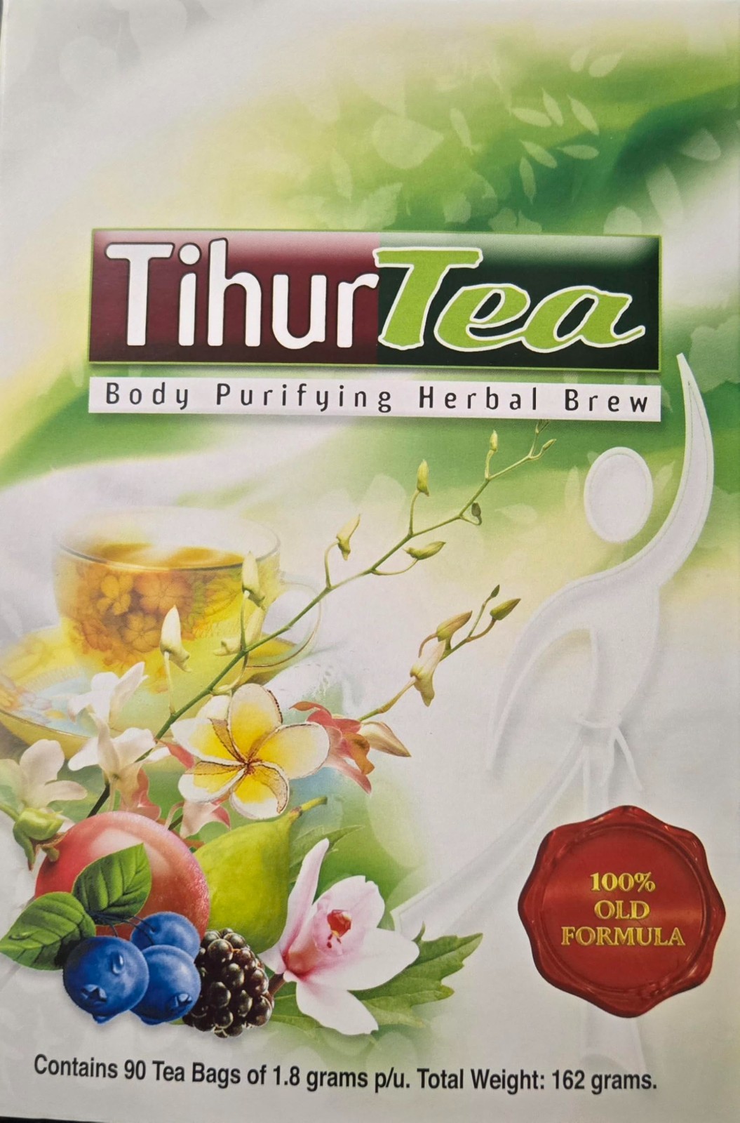 Tihur Tea Forte Body Purifying Herbal Tea 90 Tea Kosher