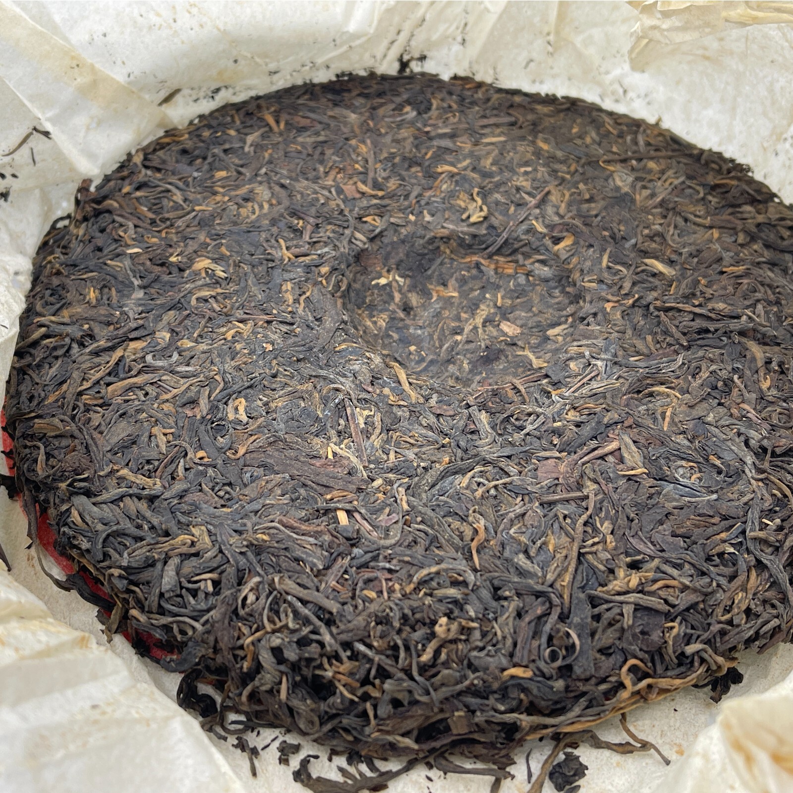 Pu-erh tea,1998,訂製茶 中茶紅印 Customized Tea China Tea Red Seal,357g,Raw