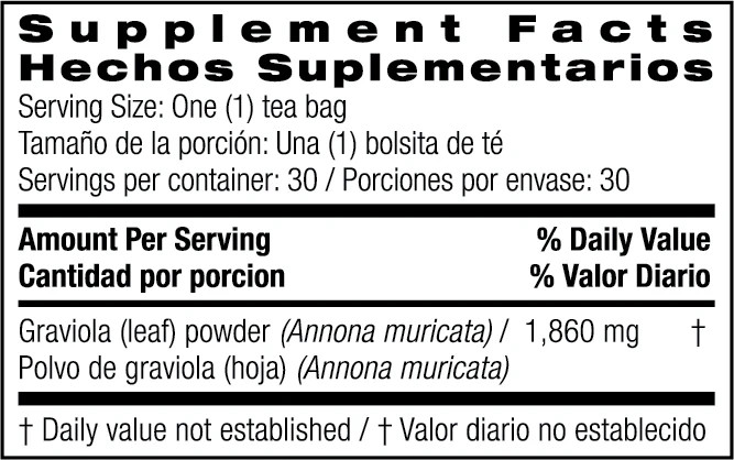 Graviola Tea 30 Tea Bags