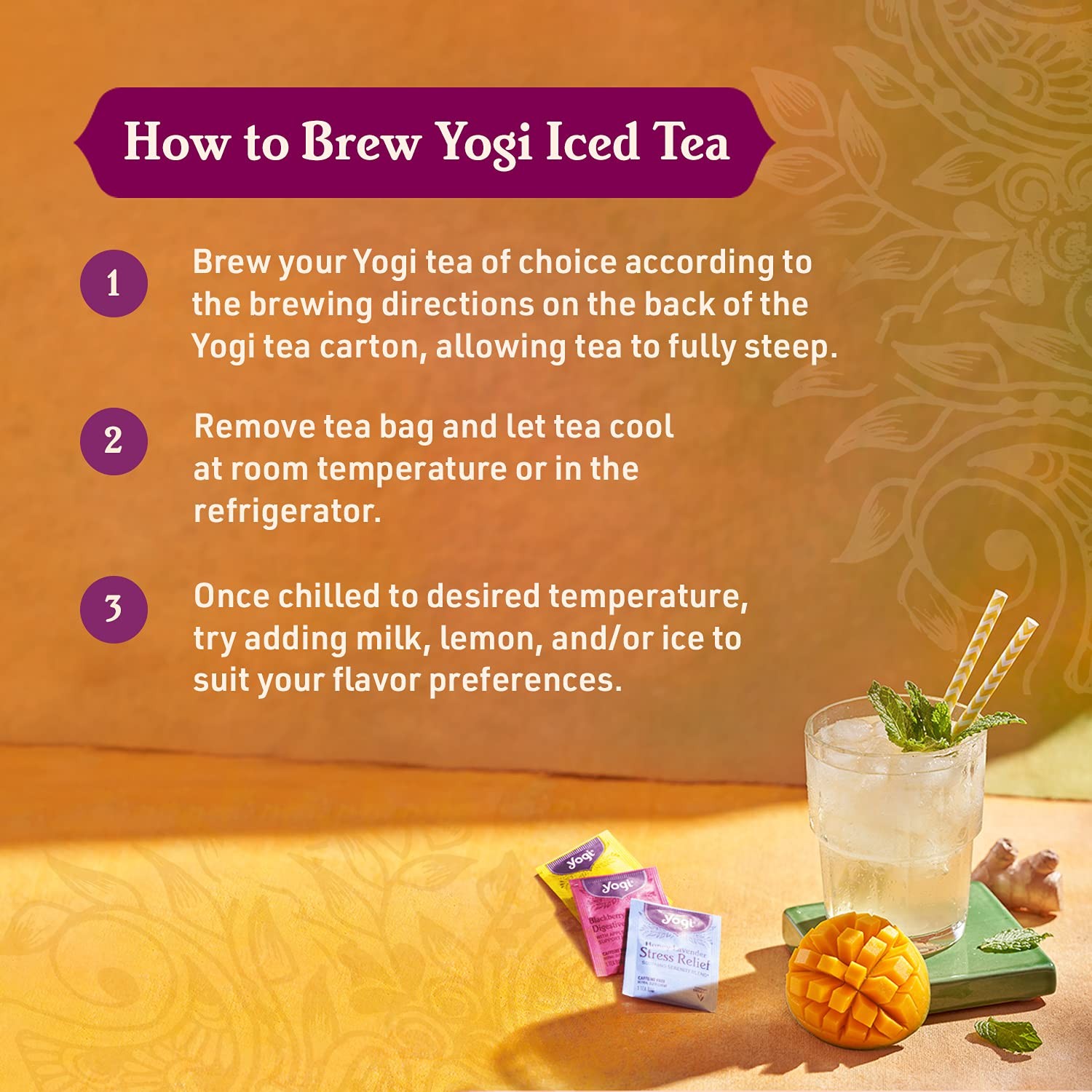 Yogi Organic Blackberry Apple Cider Digestive Awakening Tea 16 Count Pack