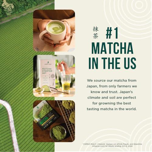 Matcha Organic Green Tea Powder Culinary Grade Premium Resealable Pouch 1.06 oz