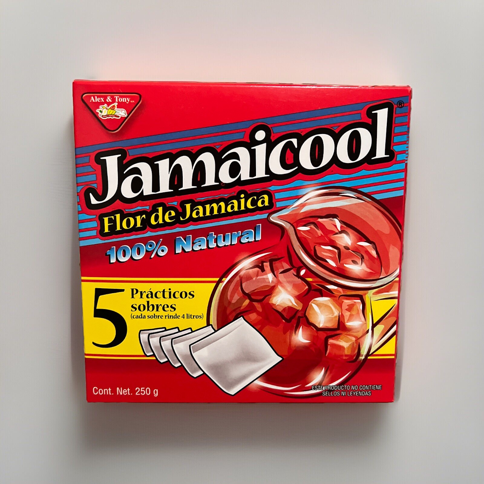 Jamaicool Hibiscus 5 Bags makes 1 Gallon Tea/ bag