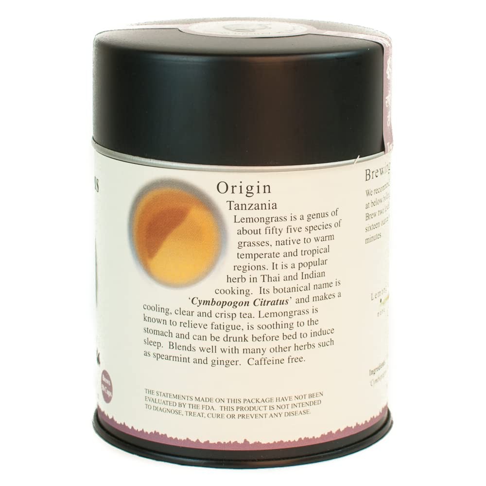 , Lemongrass, Organic Herbal Tea, 3 Ounce