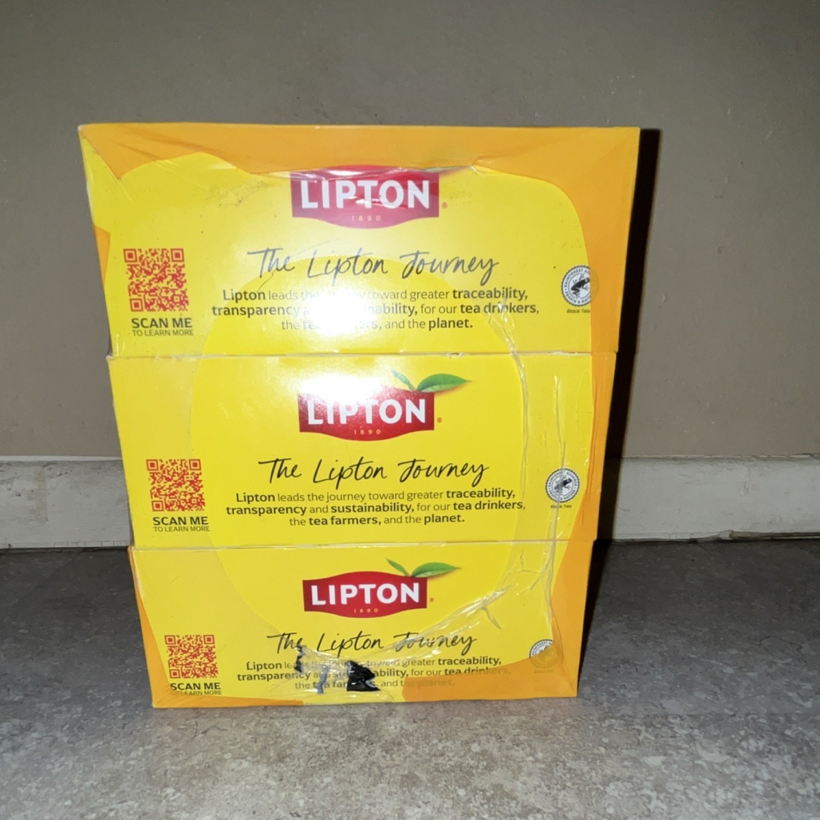 Lipton Yellow Label Black Tea 312 Bags Bagged Pantry 24.9 oz