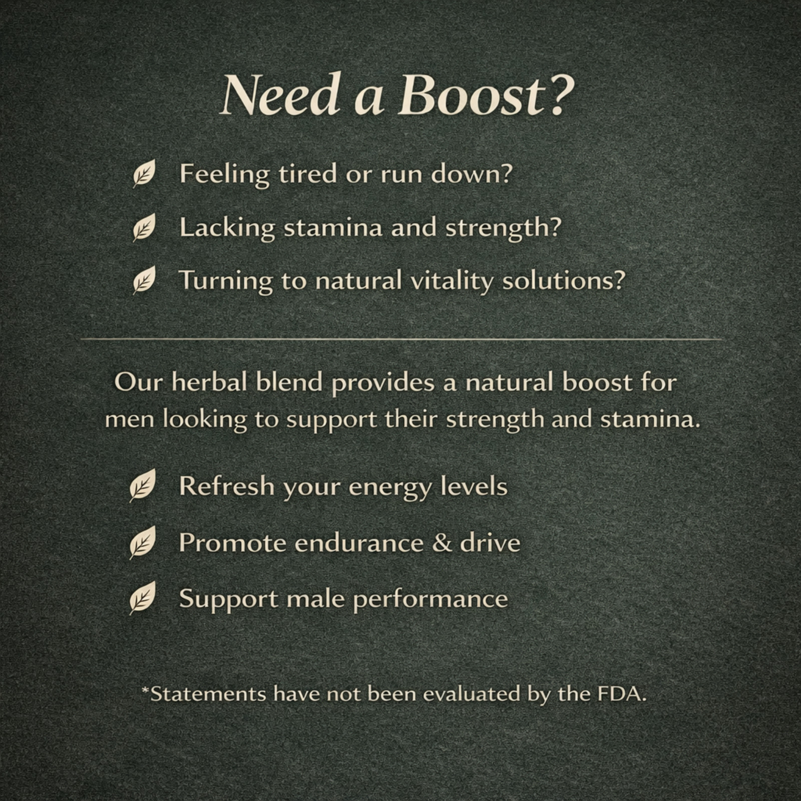 Men’s Blend|Stamina & Vitality Tea 40g-15 tea Bags|Maca,Ginseng, Strong Back