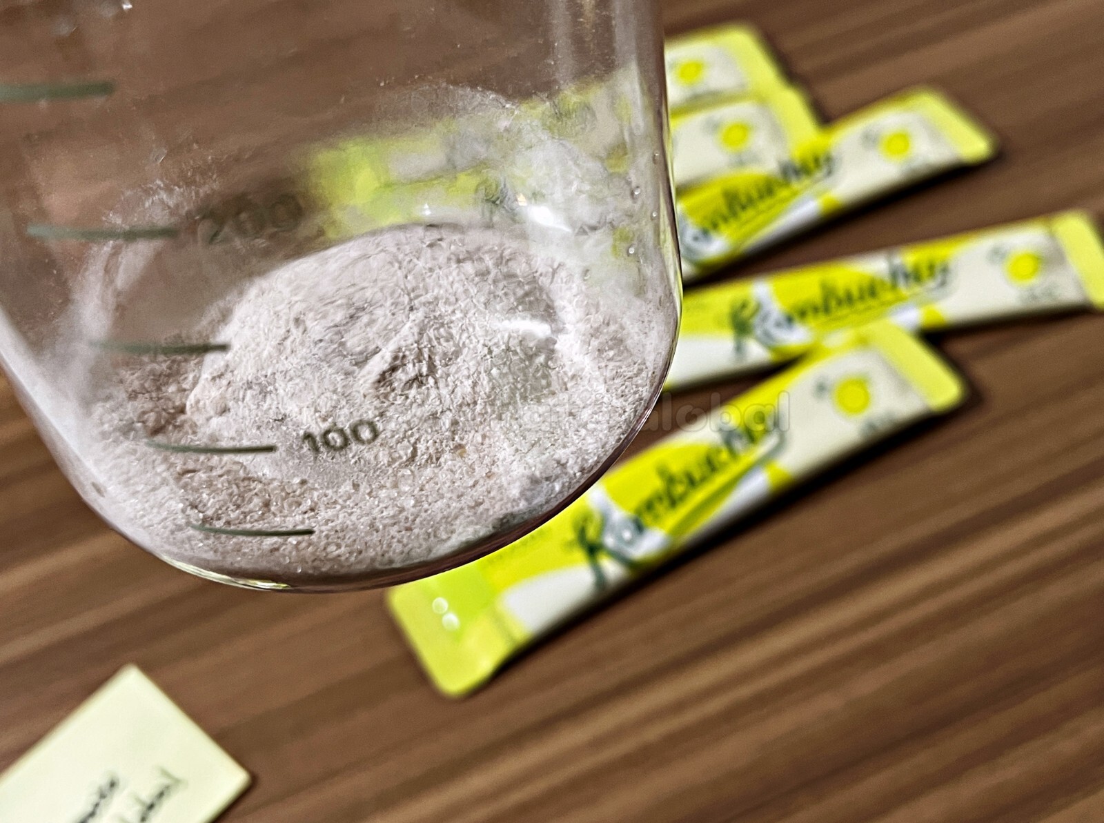 TEAZEN Kombucha Lemon 30 Sticks | Sugar-Free Prebiotic