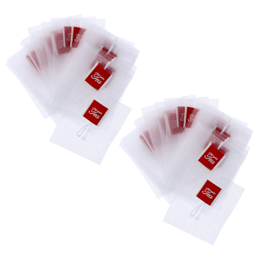 100pcs coffee filter bag Empty Portable Small Tea Pouches Loose Tea Bags