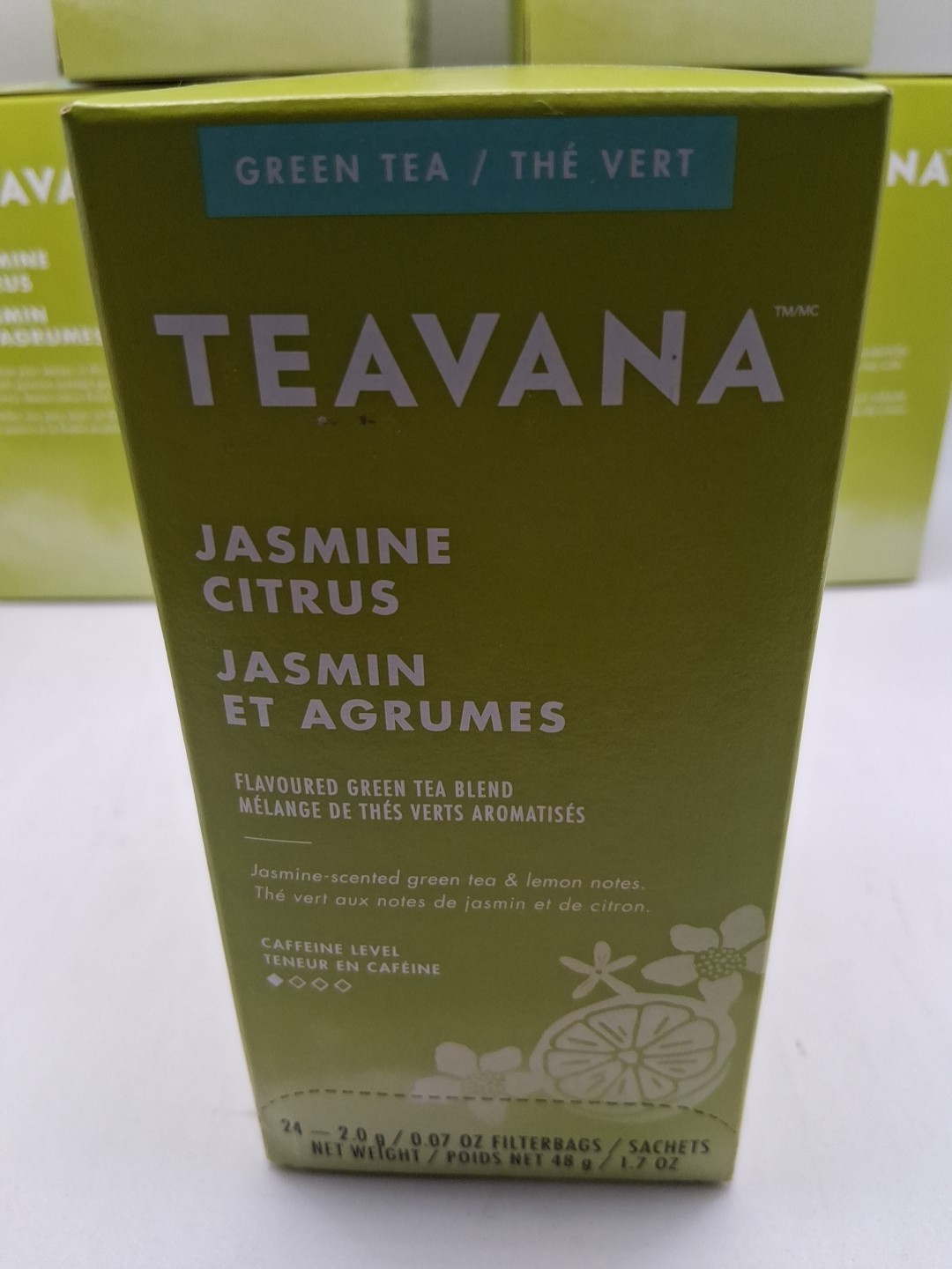 6x Teavana Jasmine Citrus Green Tea 24ct. Filterbags Best Before:11/26/25