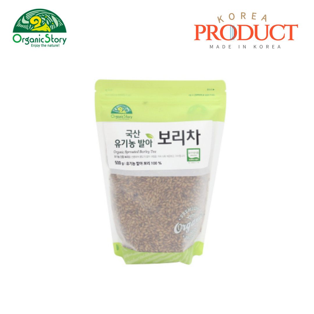 Organic Story Organic Germinated Barley Tea 500g | 100% Korean Sprouted Barley