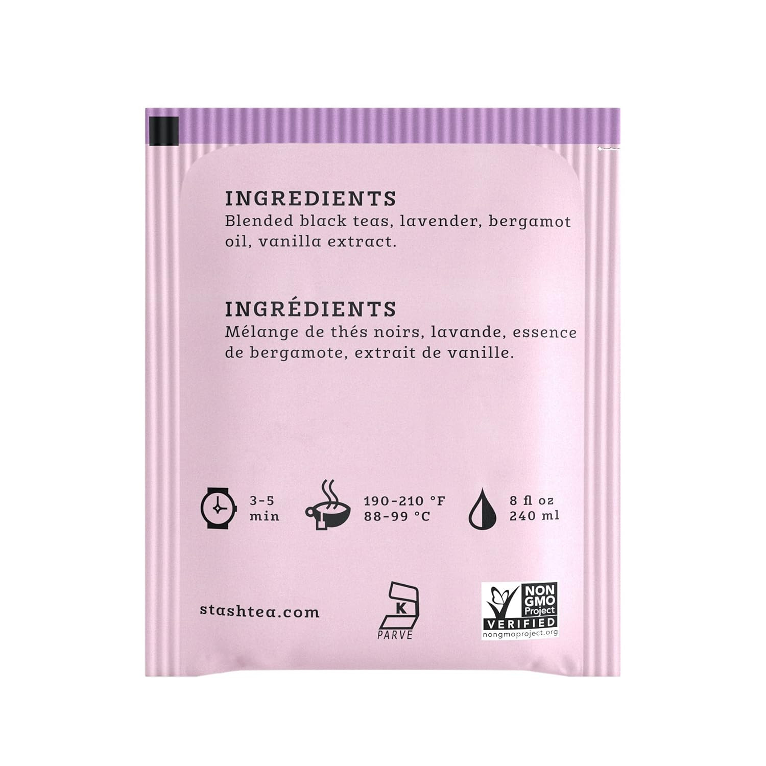 Stash Tea Breakfast In Paris Black Tea 100 Count Earl Grey Lavender Blend
