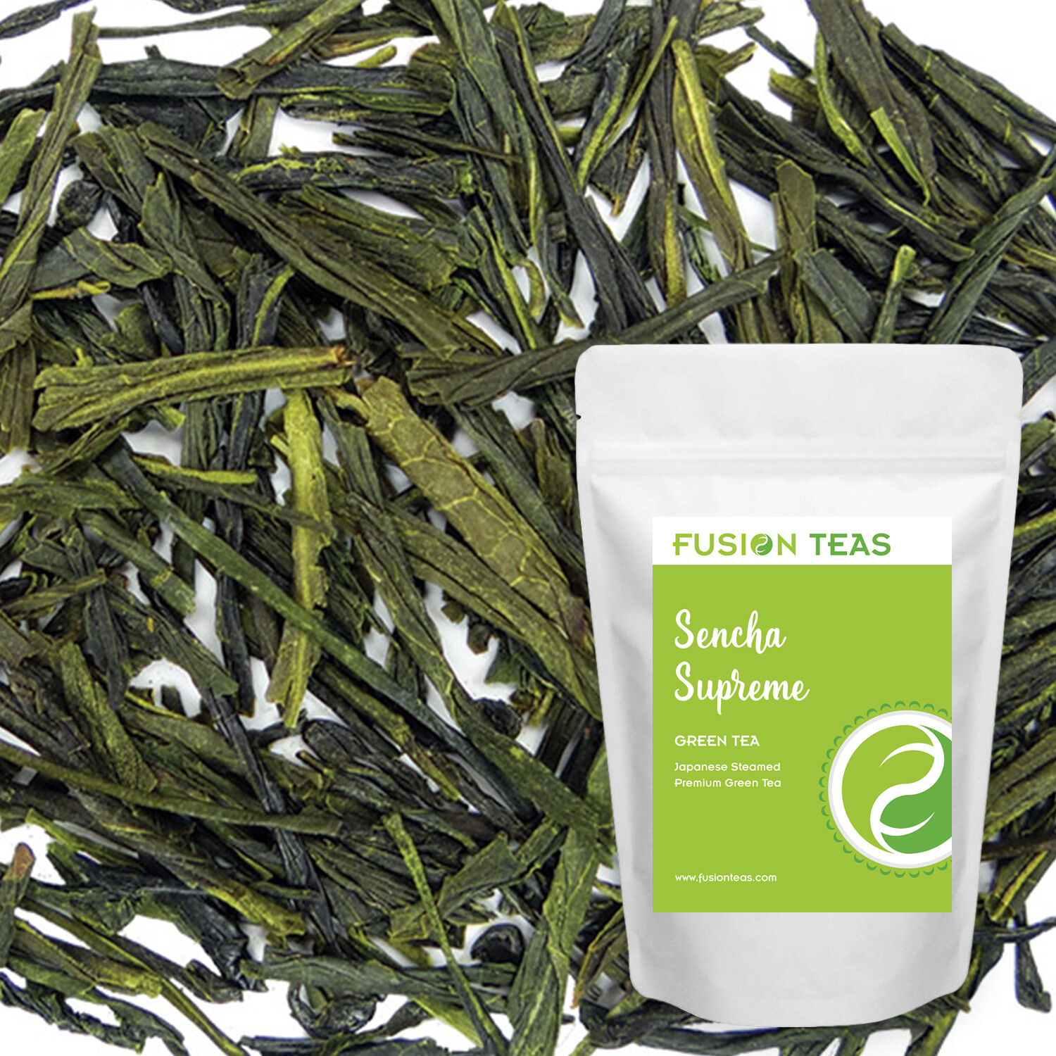 Sencha Supreme Japanese Green Tea – High Quality Loose Leaf – Fusion Teas