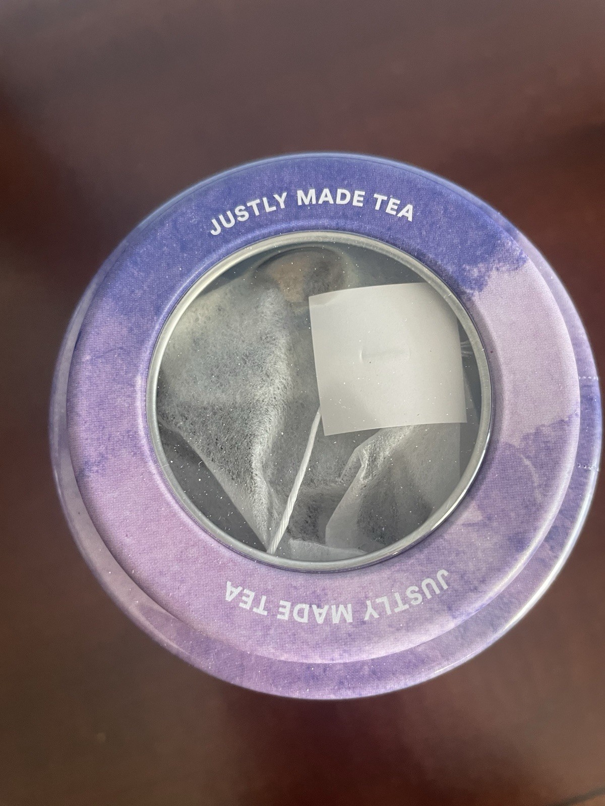 Justea Purple Rain 12 Purple Tea Bags 12 Count Brand New Sealed Box