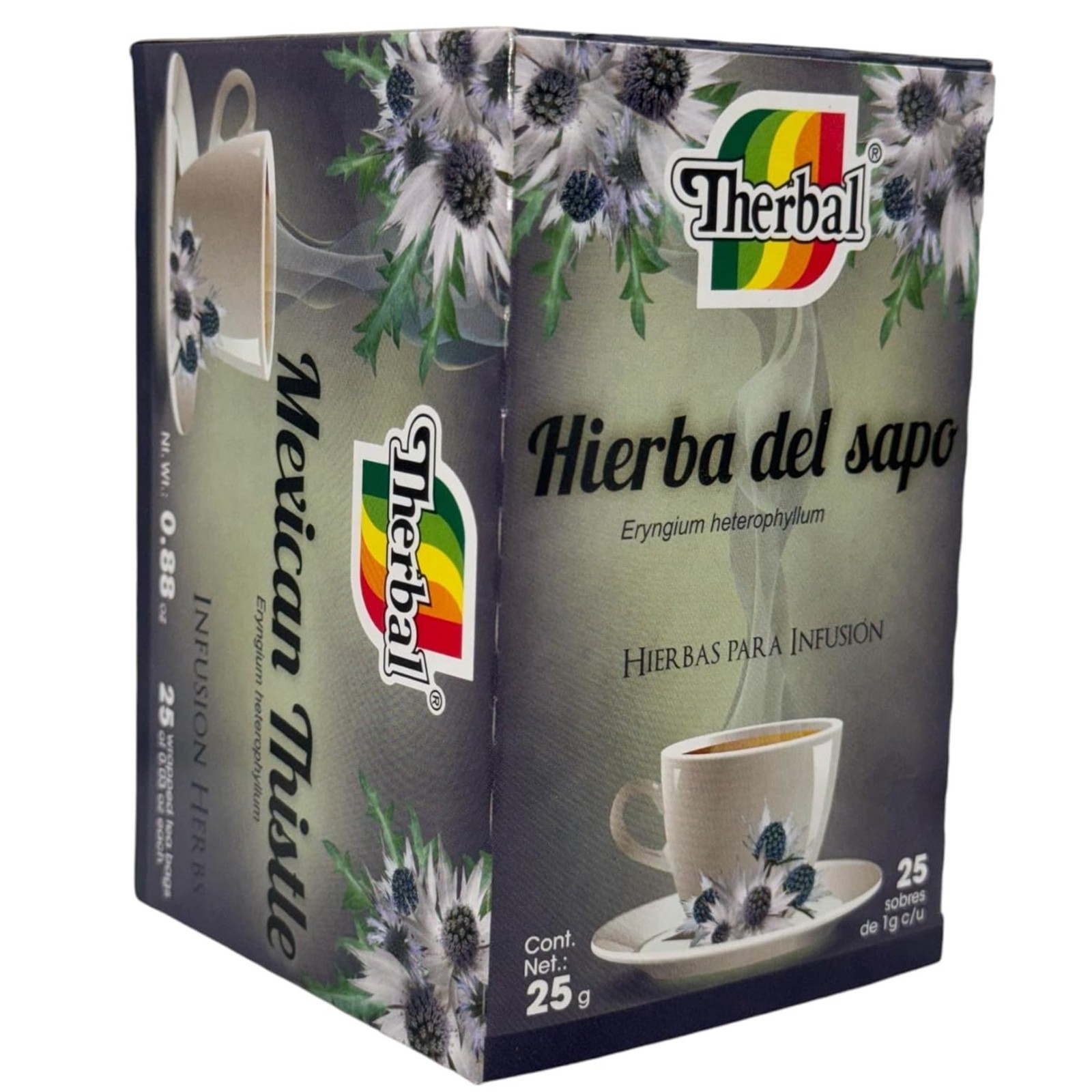 Te Hierba del Sapo Therbal Mexican Thistle Tea 25 Bags 0.03 oz Made In Mexico