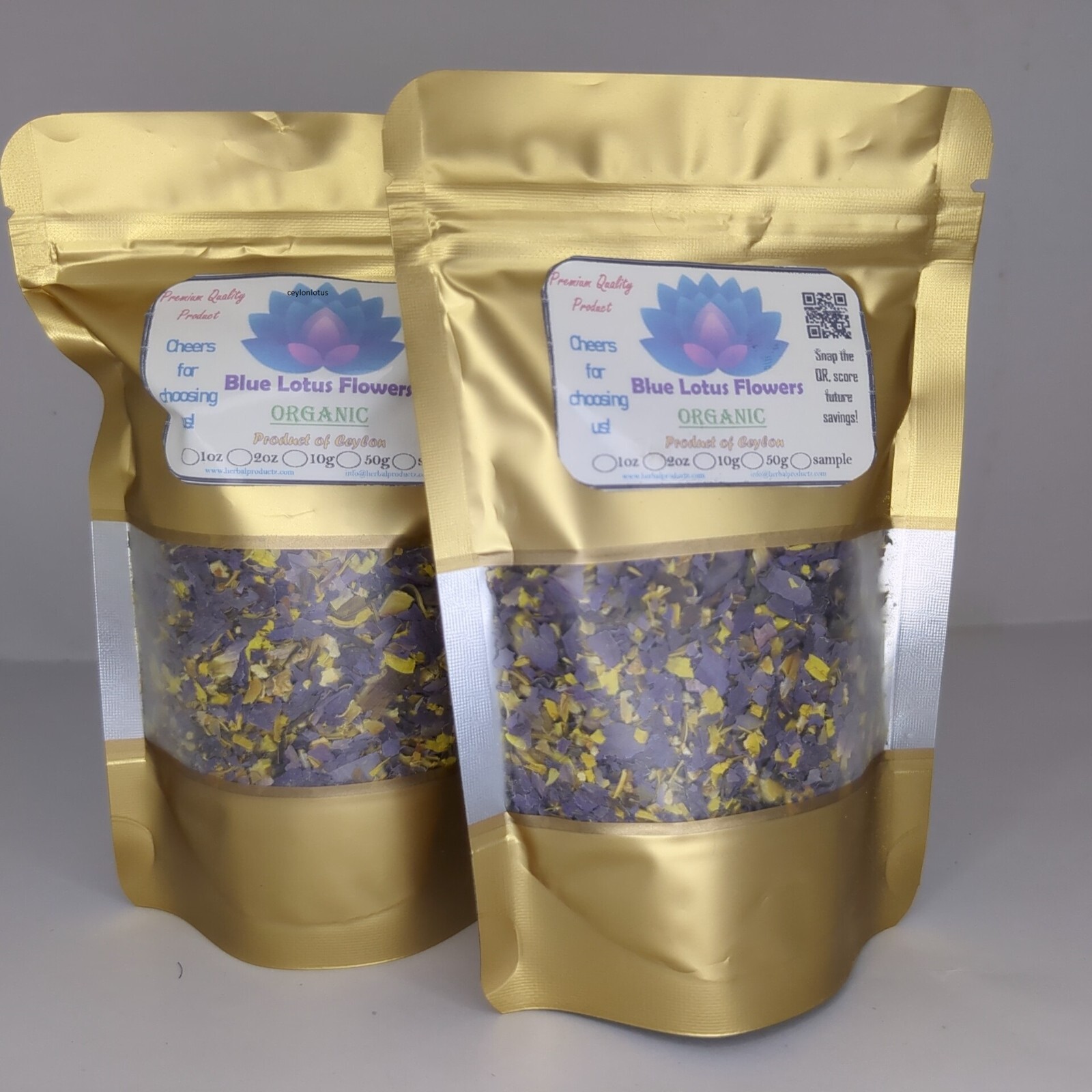 Dried BLUE LOTUS, Nymphaea Caerulea Organic Herbal Hand Picked Flowers Tea/Smoke