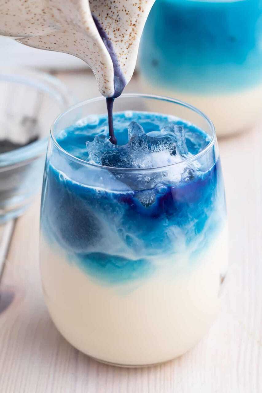 100% Natural wind dried organic blue butterfly pea flowers for teas & drinks 28g