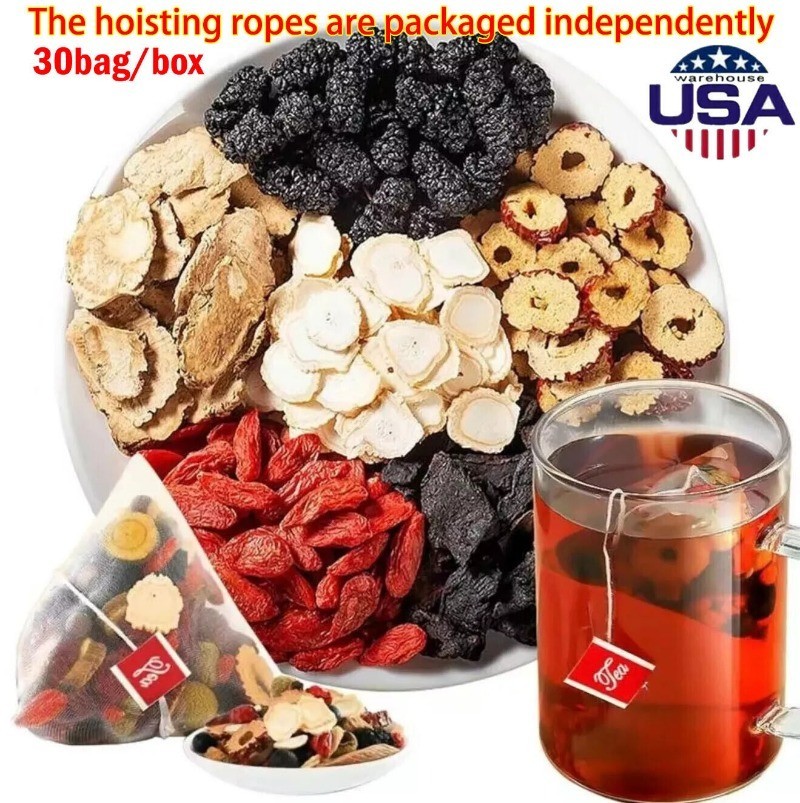 30pcs Ginseng Six Treasure tea , Kidney Tea ,Liver Tea , Red Date Kidney Health