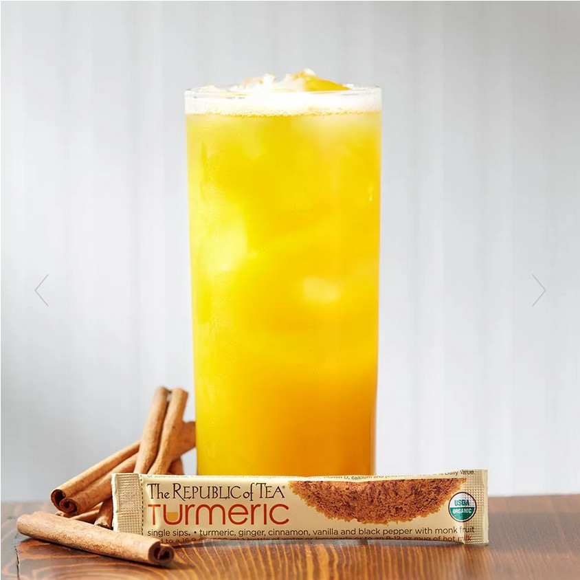 The Republic of Tea – Organic Turmeric 14 Single Sips – December 2026