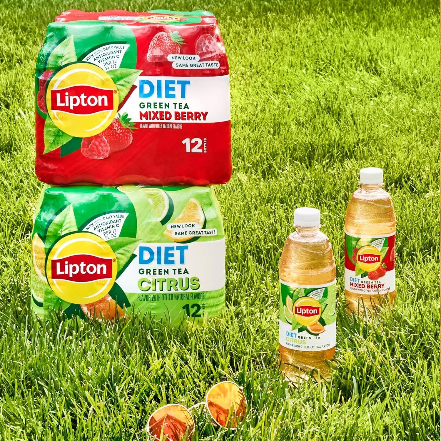 Revitalize Your Day: Pack of 12 Diet Green Tea Citrus – Zero Calories!