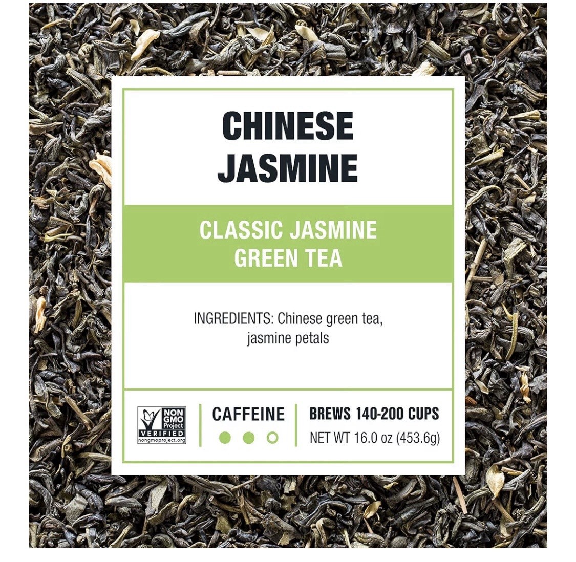 Tiesta Tea-Chinese Jasmine,Loose Leaf, Green Tea,Caffeinated,Brews Up to 200 cup