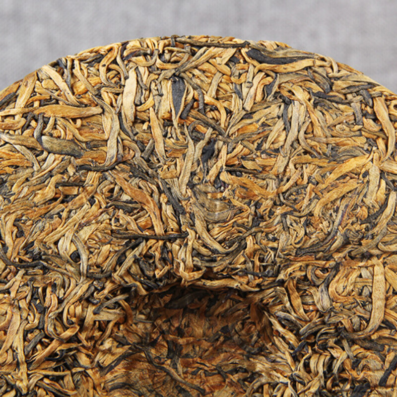 Yunnan Dianhong Black Tea Cake 357g Honey Fragrant Golden Bud Tea